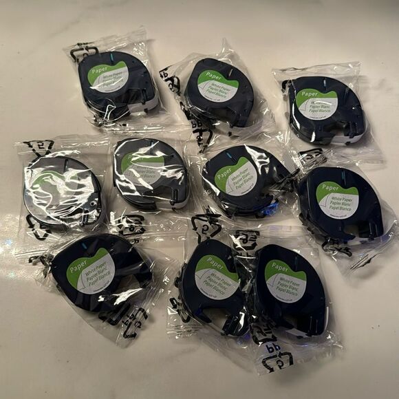 Label Tape for Letra Tag 10 packs NEW in packaging - Picture 1 of 4